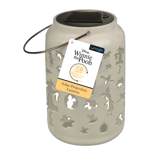 WINNIE THE POOH - 'LunaGlo' Outdoor Projection Solar Lantern