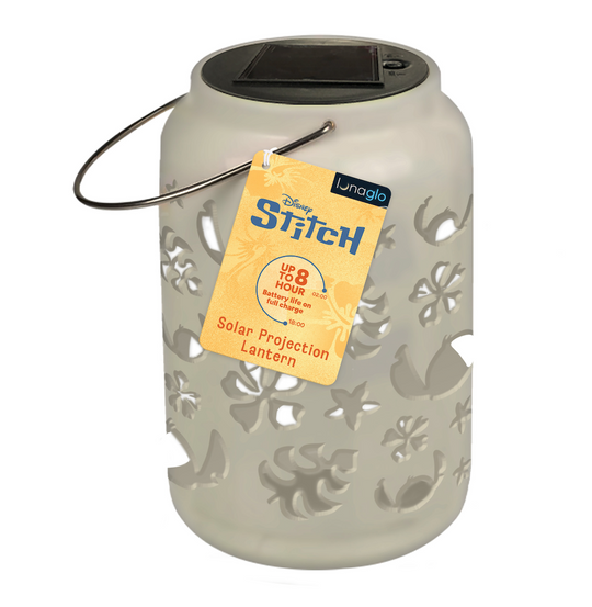 STITCH - 'LunaGlo' Outdoor Projection Solar Lantern