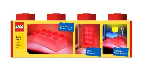 LEGO - Red brick 4x2 - brick Light 31x15cm