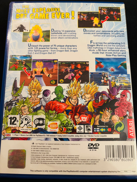 Dragon Ball Z Budokai Tenkaichi 2. PS2. NB: kun cover!