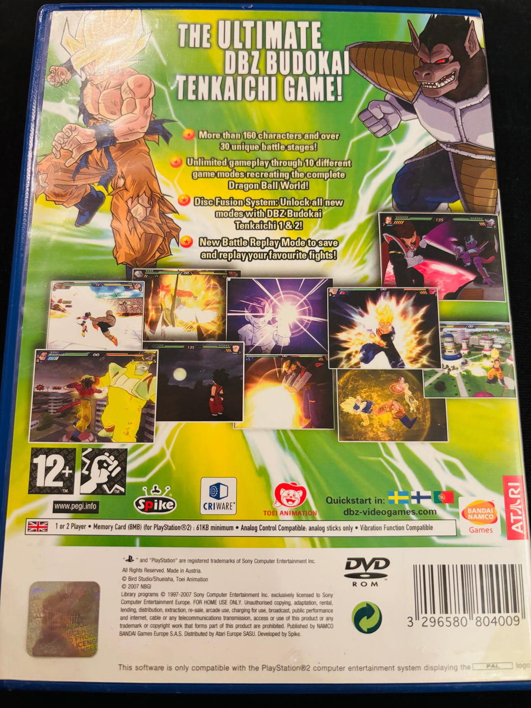 Dragon Ball Z Budokai Tenkaichi 3. PS2.