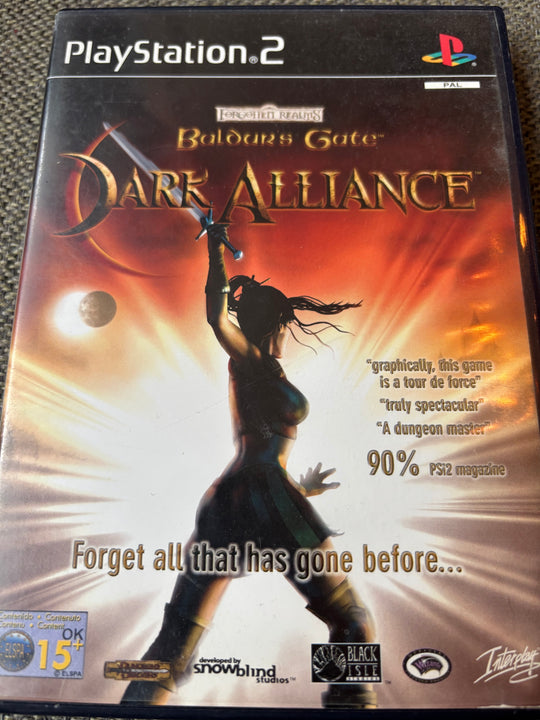 Baldur's Gate: Dark Alliance. PS2.