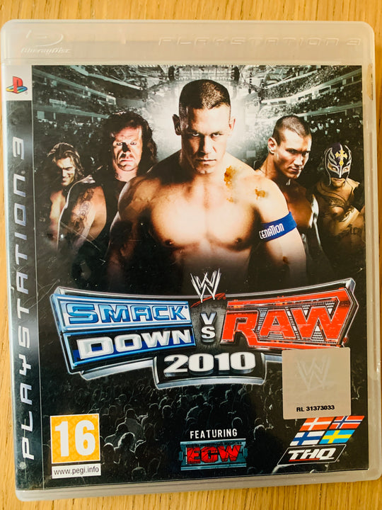 WWE SmackDown vs. Raw 2010. PS3.