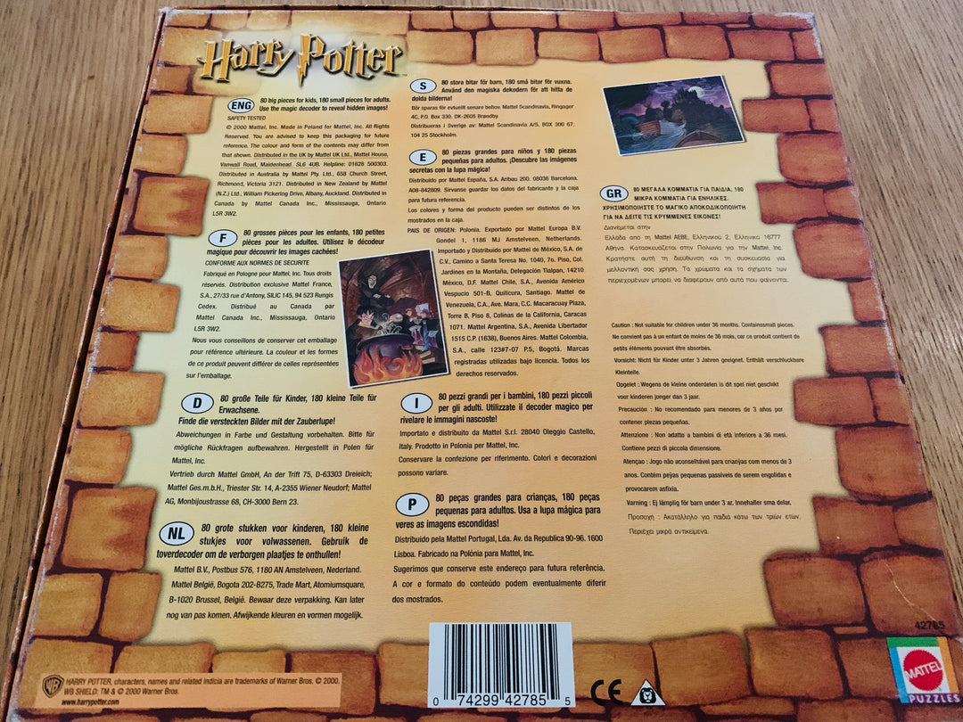 Harry Potter and the Sorcerer's Stone. Puslespill.