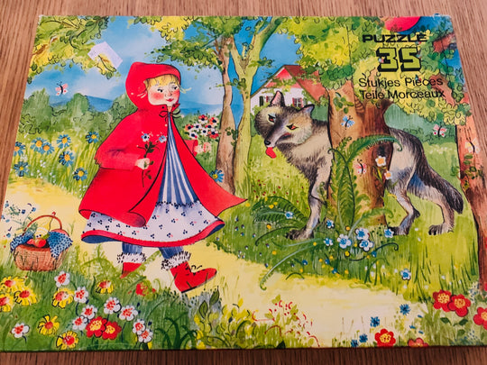 Rødhette og Ulven. Puslespill.