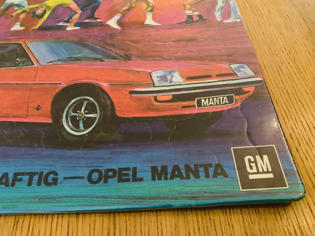 Opel Manta - Rask, Smidig, Kraftig. Puslespill.