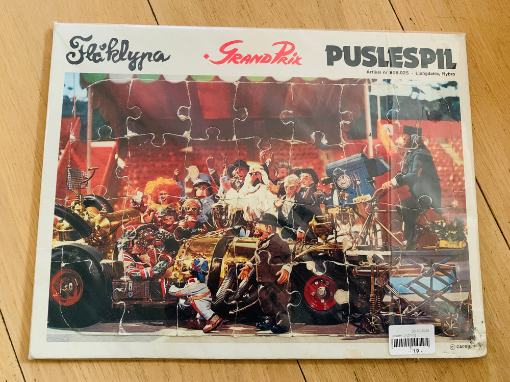 Flåklypa Grand Prix. Puslespill.