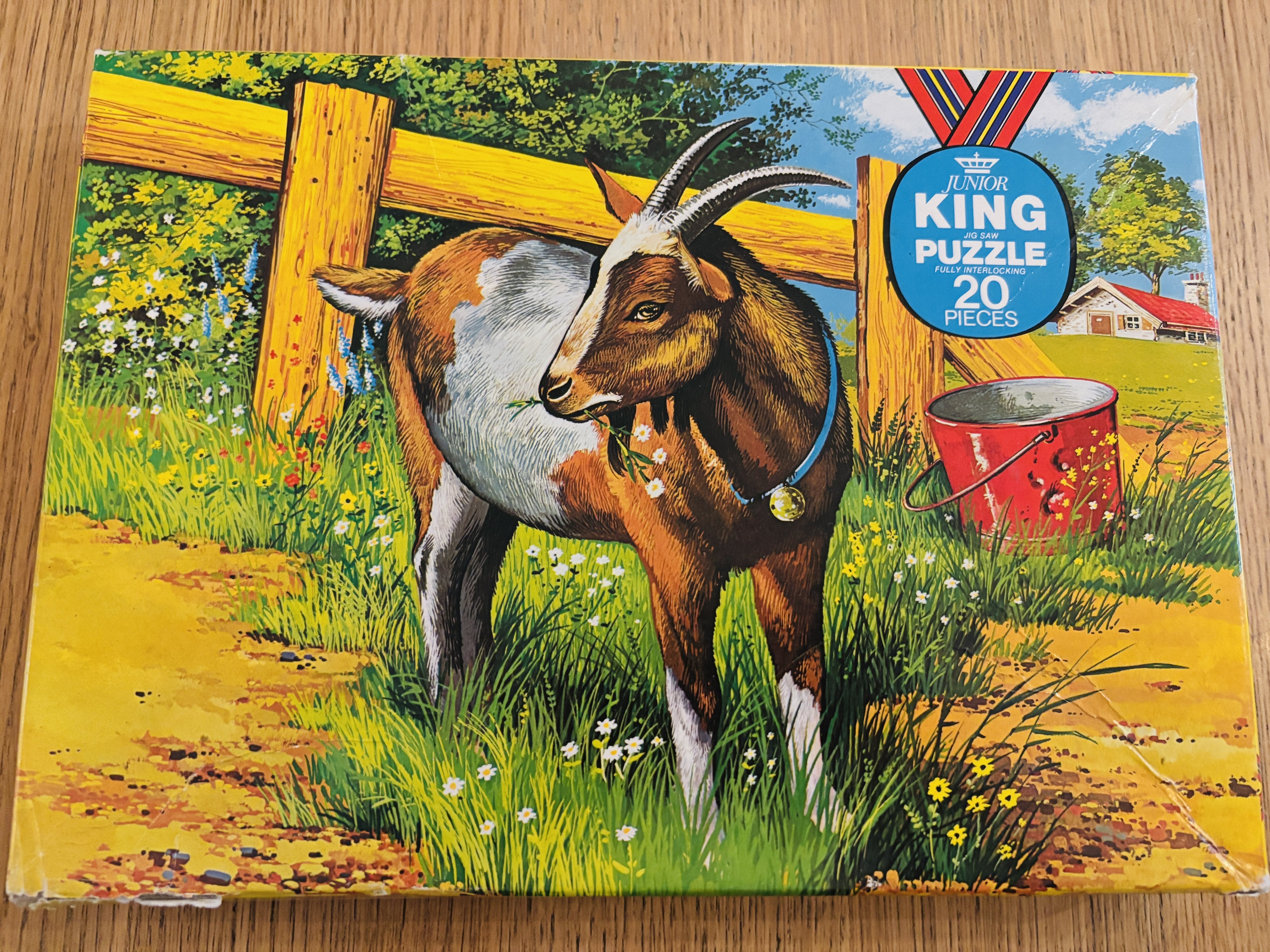 Junior King - Geit. Puslespill.