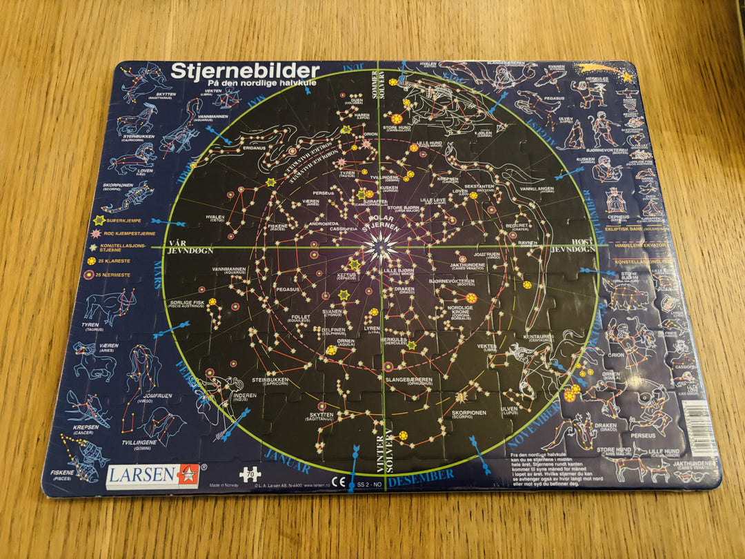 Stjernebilder. Puslespill.