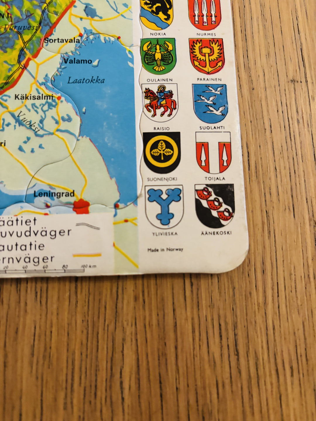 Suomi Finland. Puslespill.