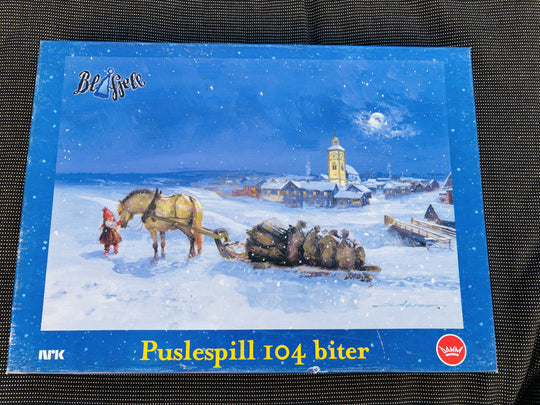 Blåfjell: Kanutten og julen i Bergstaden. Puslespill.