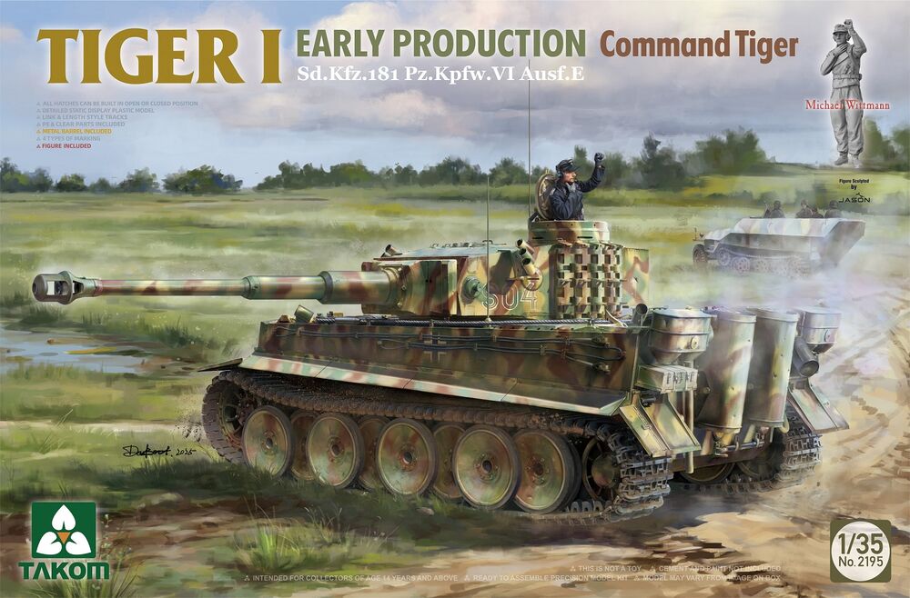 TIGER I  EARLY-PRODUCTION  Sd.Kfz.181 Pz.Kpfw.VI Ausf.E  Command Tiger