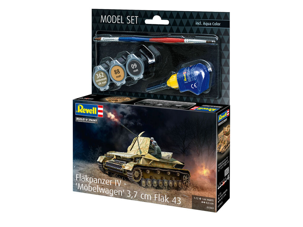 Model Set Flakpanzer IV Möbelwagen 3.7cm Flak