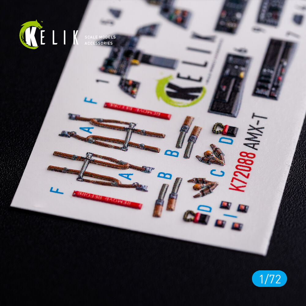AMX-T interior 3D decals for Italeri kit