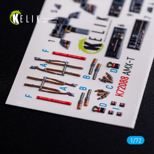 AMX-T interior 3D decals for Italeri kit