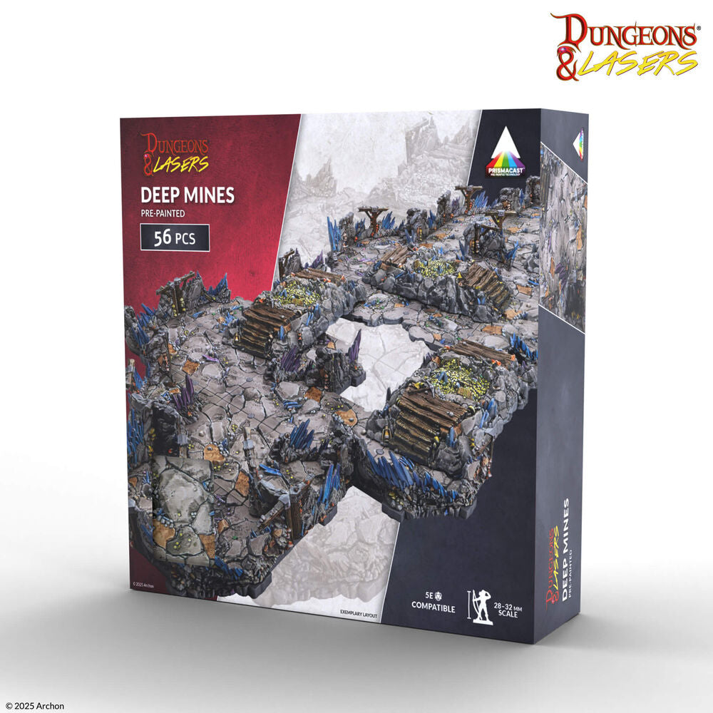 DUNGEONS & LASERS Deep Mines Pre-painted