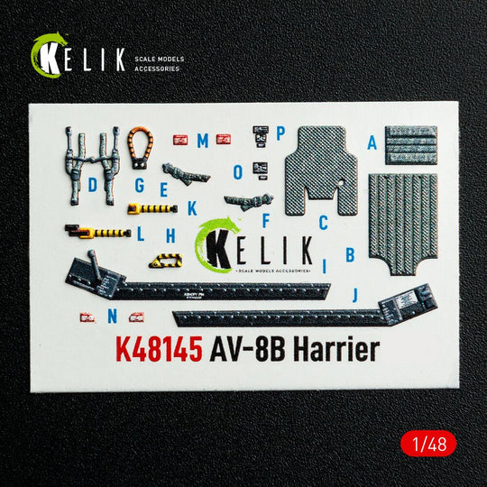 AV-8B Harrier - interior 3D decals for Hasegawa kit