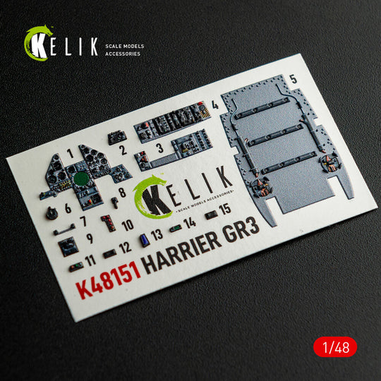 HARRIER GR3 - interior 3D decals for Kinetic kit