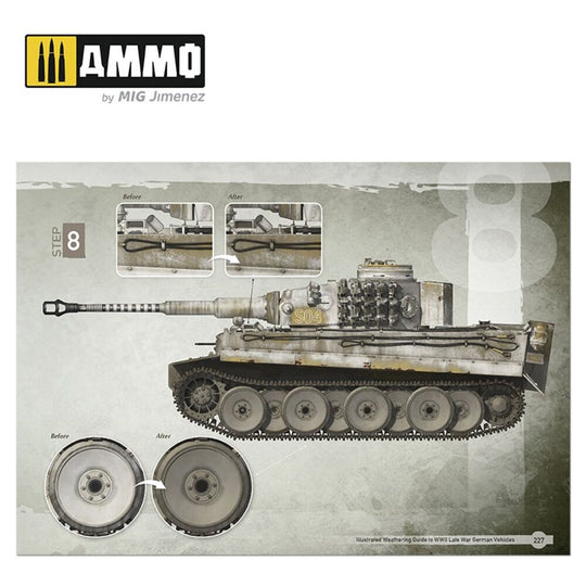 Illustrated Weathering Guide to WWII Late German Vehicles (English, Castellano)