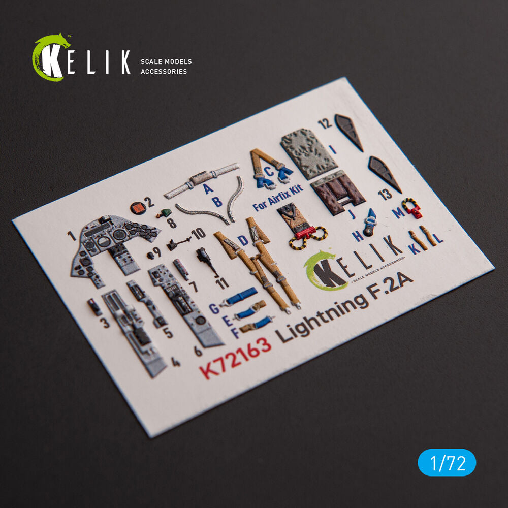 F.2A Lighting - interior 3D decals for Airfix kit