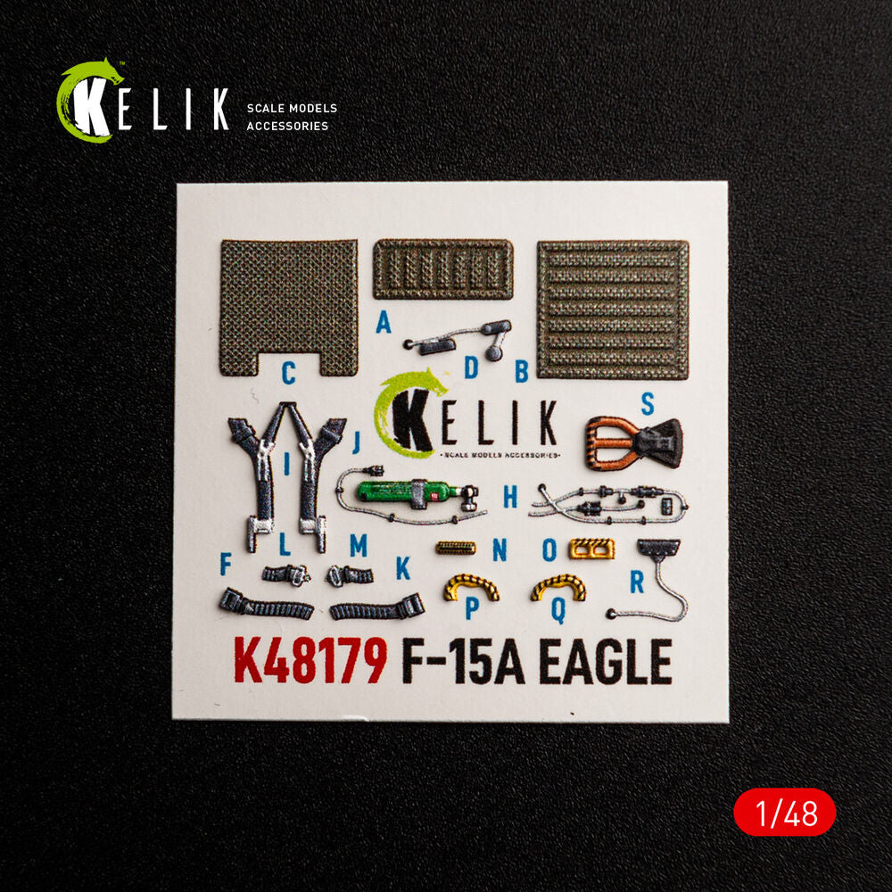 F-15A - interior 3D decals for Hasegawa