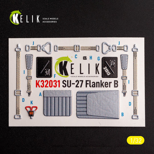 SU-27 - interior 3D decals for Trumpeter kit