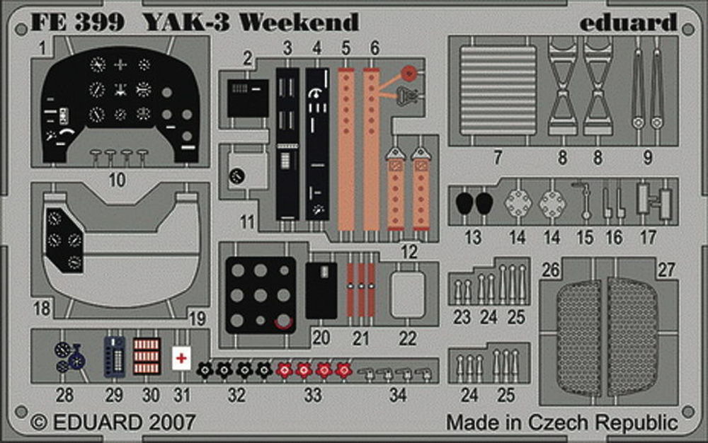 Yak-3 Weekend für Eduard Bausatz