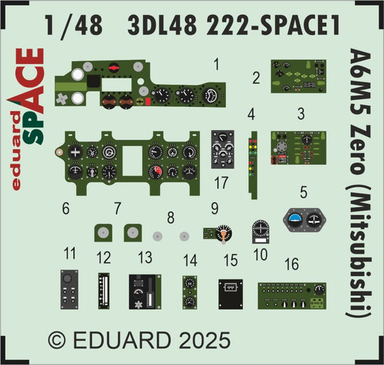 A6M5 Zero (Mitsubishi) SPACE  EDUARD