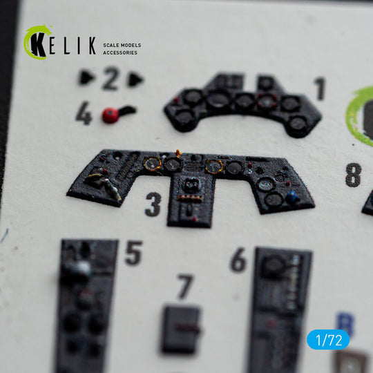 FW-190A8/R-2 - interior 3D decals for Eduard