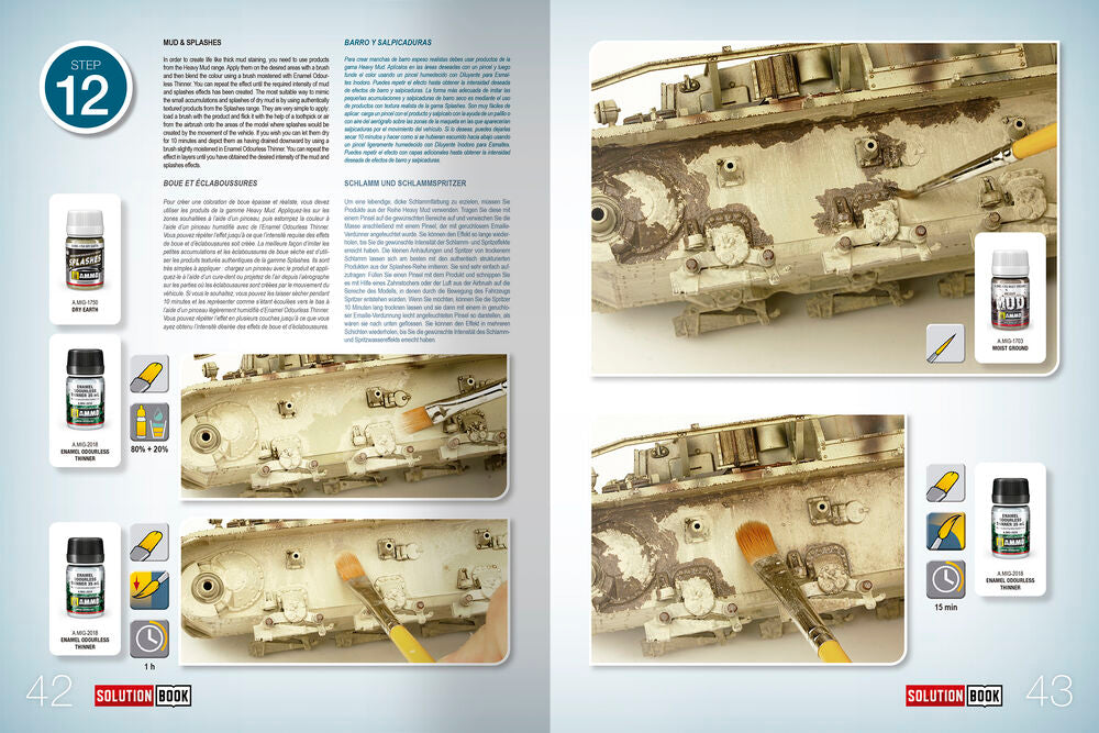 SOLUTION BOOK 21 - How to Paint WWII German Mid-War Vehicles - MULTILINGUAL BOOK