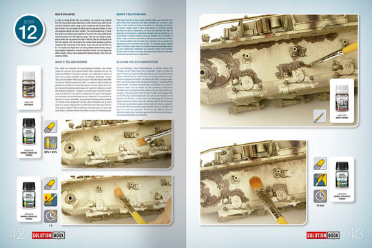 SOLUTION BOOK 21 - How to Paint WWII German Mid-War Vehicles - MULTILINGUAL BOOK