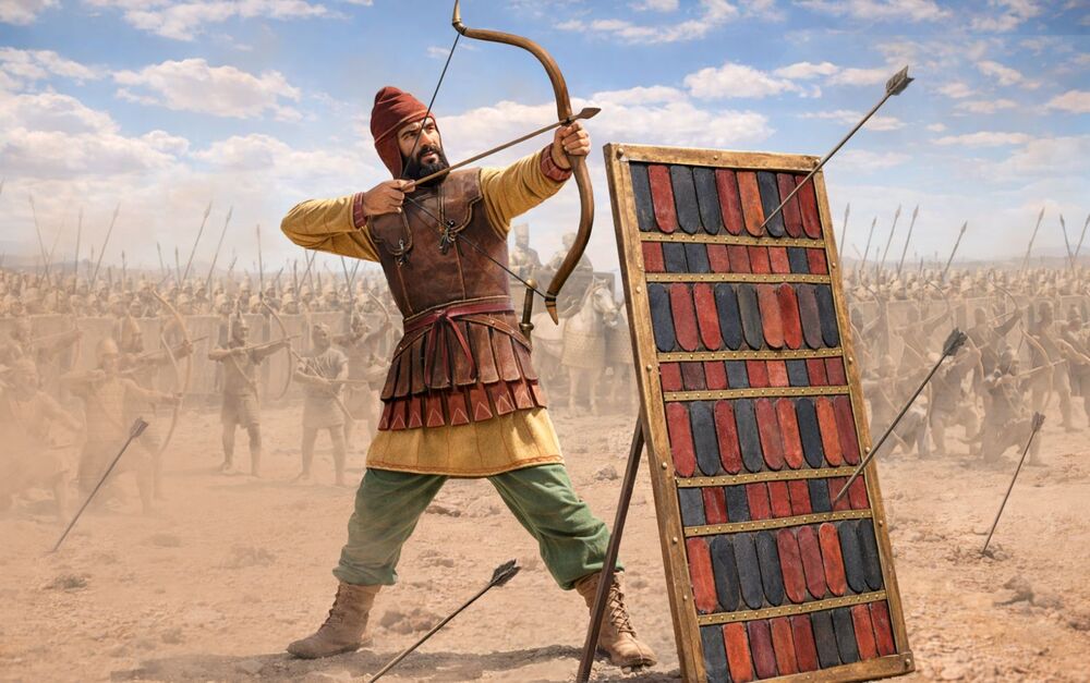 Greco-Persian Wars Series. Kit No. 10. Persian Heavy Infantryman