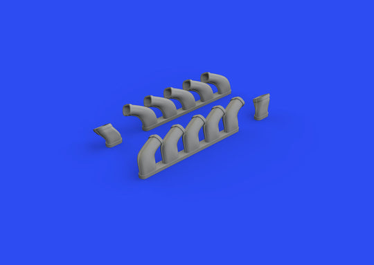 Il-2 exhaust stacks 1/48 for ZVEZDA
