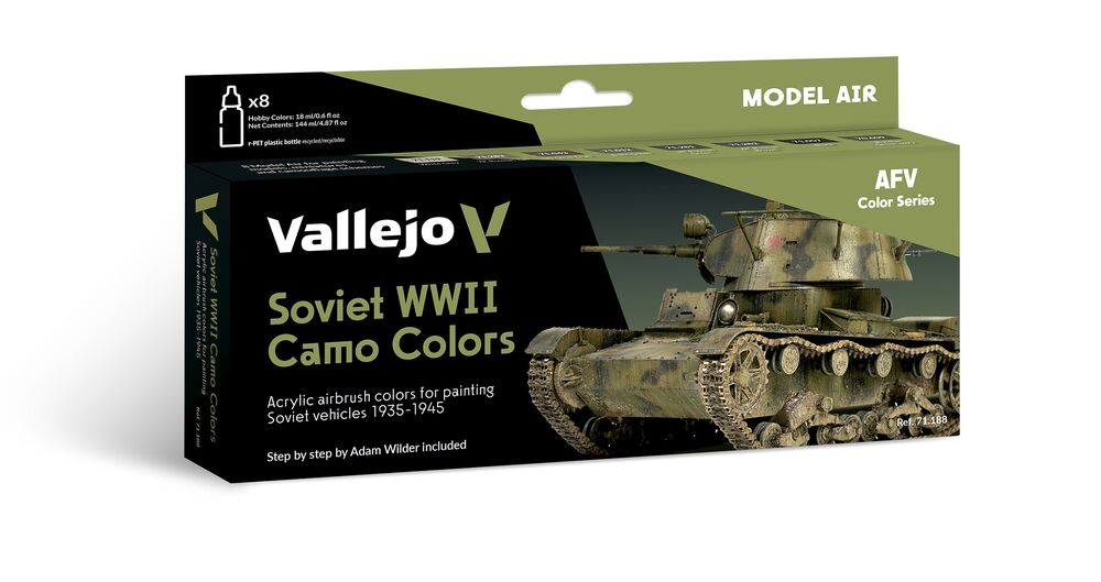 Model Air: Soviet WWII Camo Colors by Adam Wilder 19351945 18 ml