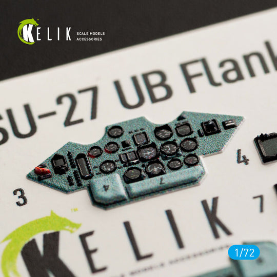 SU-27UB interior 3D decals for Trumpeter kit