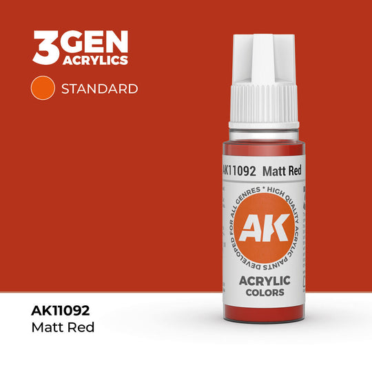 Matt Red 17ml