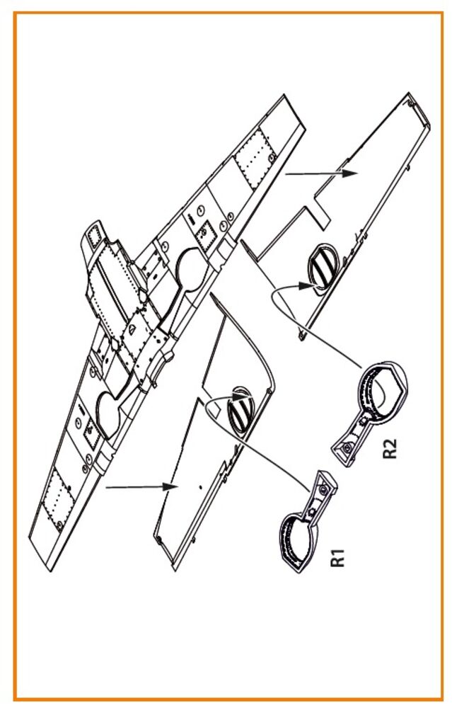 Bf-109E wheel bay for Wingsy Kits