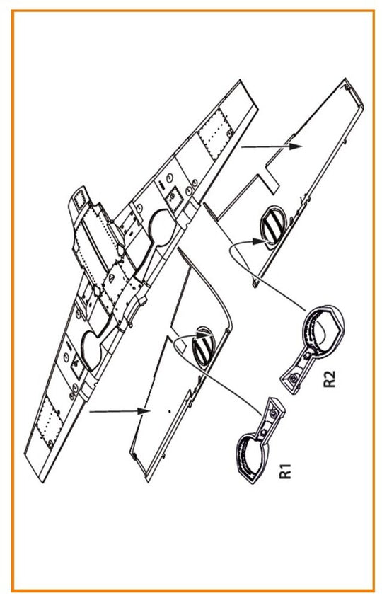 Bf-109E wheel bay for Wingsy Kits