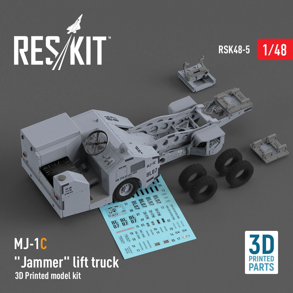 MJ-1C Jammer lift truck (3D Printed model kit)
