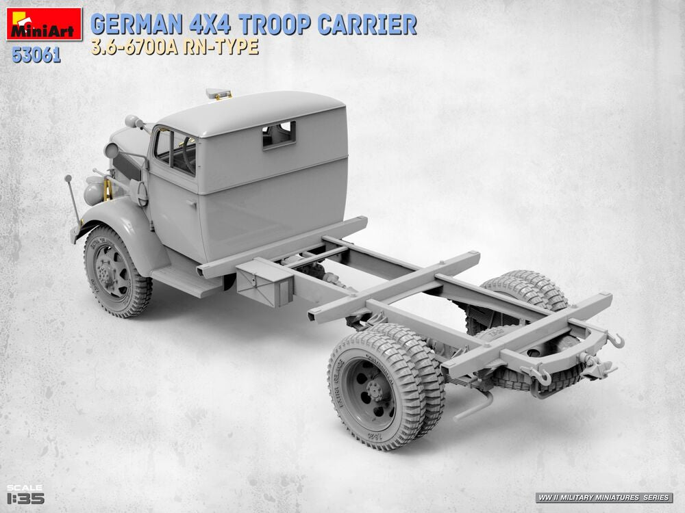 German 4x4 Troop Carrier 3.6-6700A Rn-Type