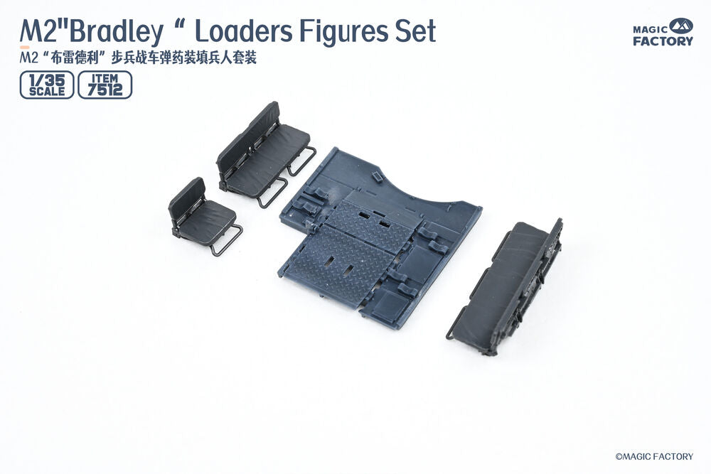 M2 Bradley Loaders Figures Set (incl. 3 figures, 1 set radio and part of interiors)
