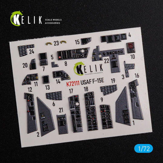 F-15E interior 3D decals for Academy kit