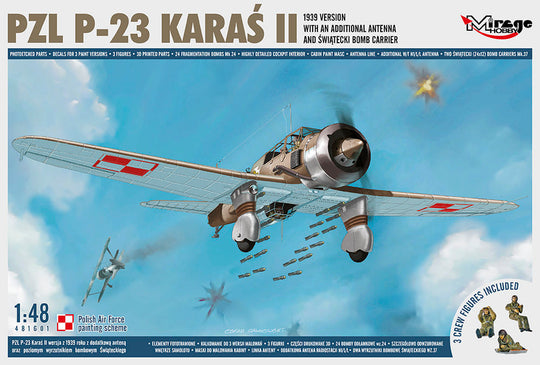 PZL P-23 KARAS II,1939 Version with an Additional Antenna