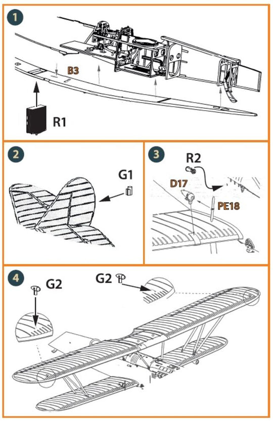 Polikarpov R-5 exterior set for AMG kits