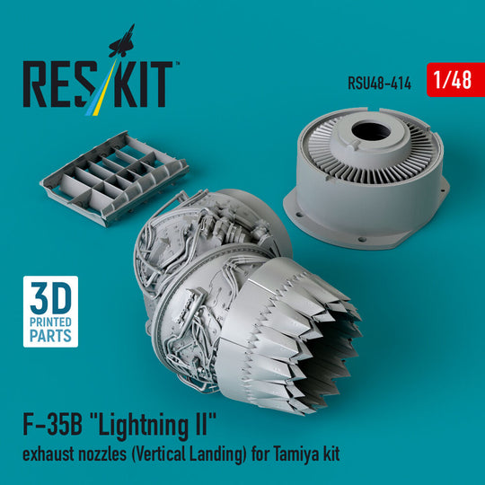 ?F-35B Lightning II exhaust nozzles (Vertical Landing) for Tamiya kit (3D printed)