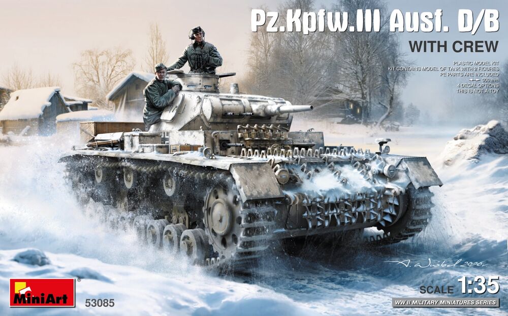 Pz.Kpfw.III Ausf. D/B with Crew