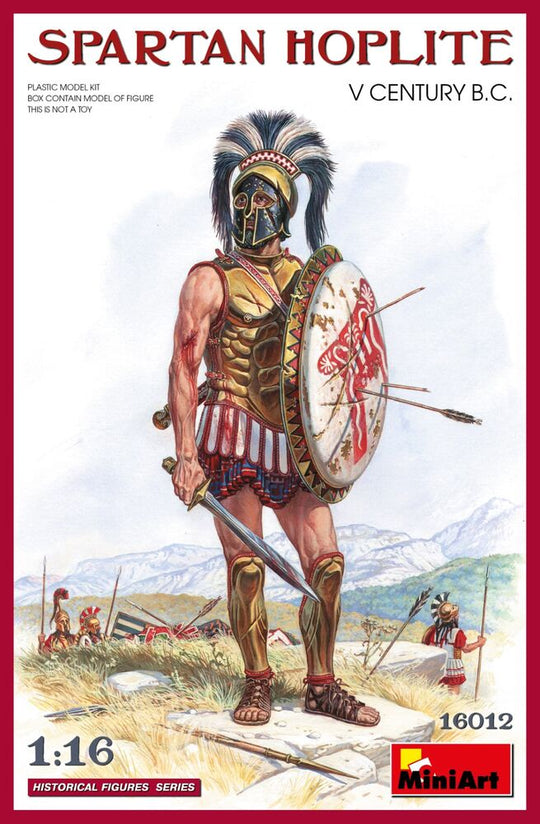 Spartan Hoplite. V CENTURY B.C.