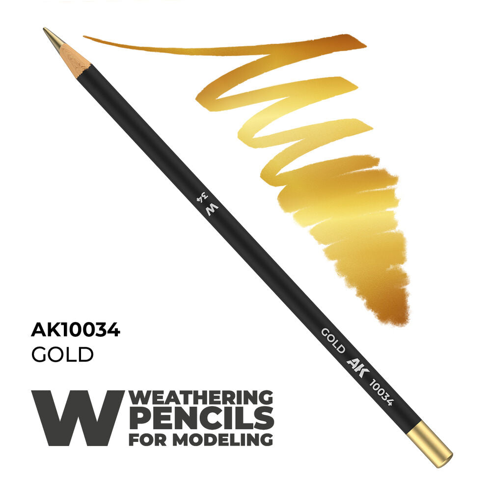 Watercolor Pencil Gold