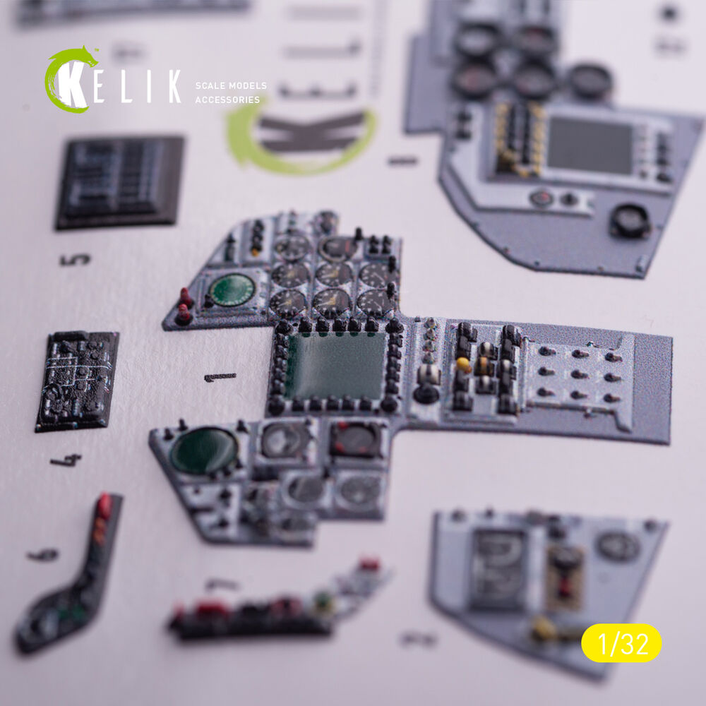 Tornado ECR - interior 3D decals for Italeri kit