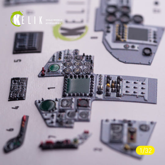 Tornado ECR - interior 3D decals for Italeri kit